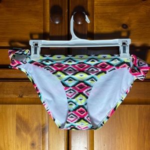 Hot Water Swimsuit Bikini Bottoms Aztec Print